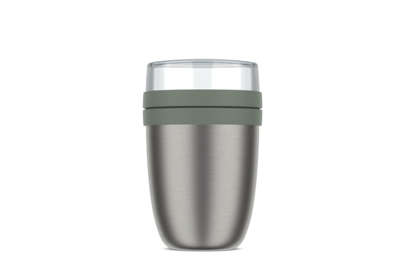 Recipient termo pentru alimente Mepal Ellipse - Pahar pentru iaurt și supe, ideal pentru călătorii - Menține cald 6-8 ore, rece 12 ore - 500 ml - Nordic Sage