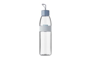 Mepal Ellipse višekratna boca za vodu 700 ml u boji Nordic Blue, pogodna i za gazirana pića — stranica je ljepljiva (stanje: vidi 2. sliku)