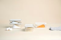 Mepal posuda za hladne nareske 3x500 ml crna, organizator za hladnjak — nedostaje 1 plastična posuda (razina) (stanje: vidi 2. sliku) 8