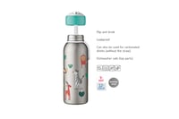 Detská termoska Mepal Flip-Up Campus, 350 ml, tyrkysová, nehrdzavejúca oceľ, bez BPA, 9 hodín teplá a 12 hodín studená 3