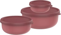 Mepal Lumina 3 részes mikrohullámú tálca szett 250+750+1500ml Vivid Mauve 1