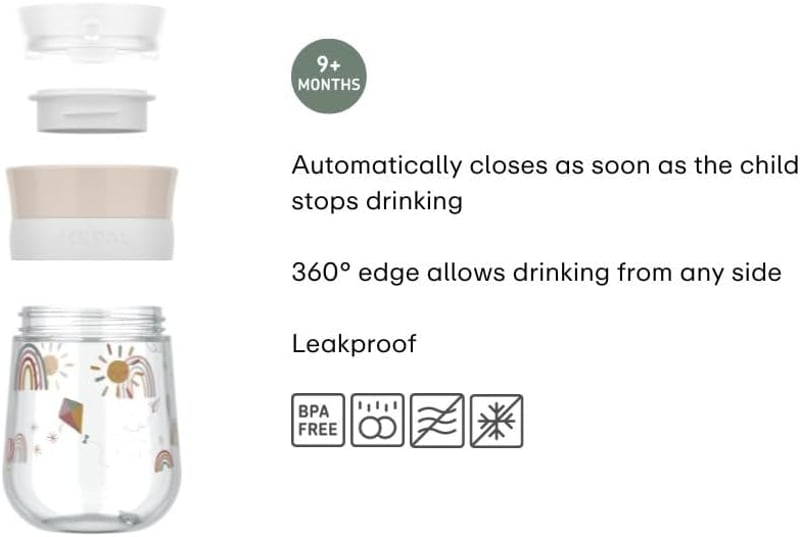 Mepal Mio 360° tanulócsészé 300ml szivárgásmentes