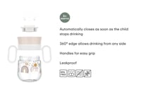 Mepal Mio Little Dutch 360° učiaci hrnček - Nepresakujúci, obojstranný okraj na pitie, ľahko uchopiteľné rukoväte, 200 ml – Fairy Garden 3