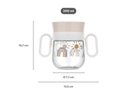 Mepal Mio Little Dutch 360° učiaci hrnček - Nepresakujúci, obojstranný okraj na pitie, ľahko uchopiteľné rukoväte, 200 ml – Fairy Garden 4