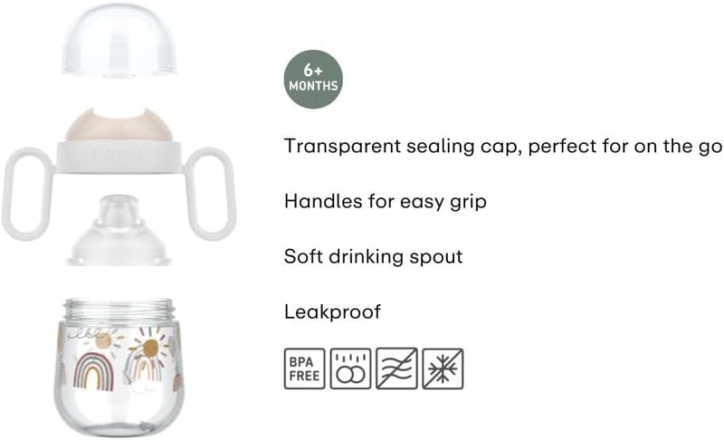 Mepal Mio Little Dutch Anti-csöpögő ivópohár 200ml erdei mintás