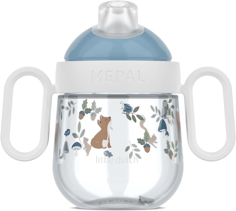 Mepal Mio Little Dutch Anti-csöpögő ivópohár 200ml erdei mintás