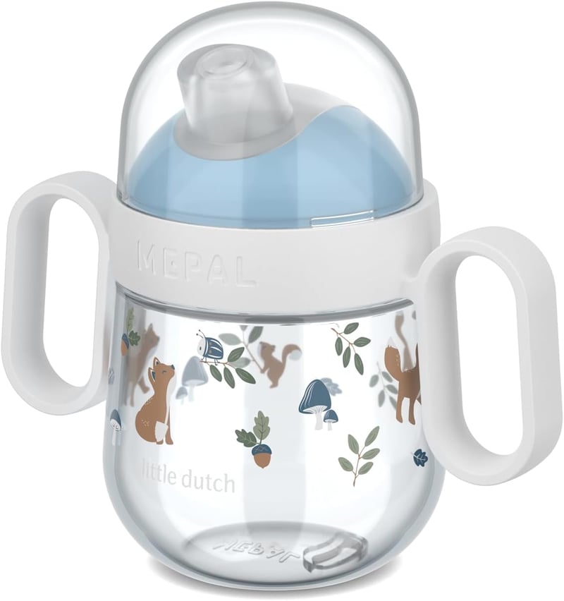 Mepal Mio Little Dutch Anti-csöpögő ivópohár 200ml erdei mintás