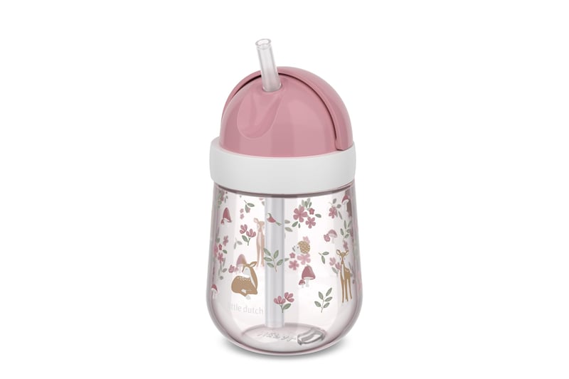 Mepal Mio Little Dutch čaša sa slamkom 300 ml - Fairy Garden - od 9 mjeseci, bez BPA, perivo u perilici posuđa, ne kaplje