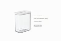 Mepal Modula prozirna posuda za čuvanje hrane s poklopcem – hermetička, složiva, bijela, 1500 ml – plastični kuhinjski spremnik 3