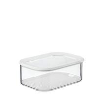 Cutie pentru brânzeturi Mepal Modula cu capac pentru frigider - recipient etanș pentru felii și bucăți de brânză - 2000 ml - alb 1