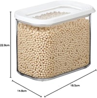 Mepal Modula tárolóedény szett 4 részes fehér - 1000ml, 1500ml, 425ml élelmiszer tároló - 4 piece set, White 8