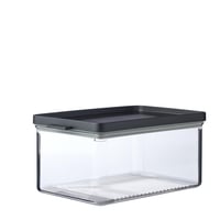 Mepal Omnia posuda za sir s poklopcem – hermetička posuda za hladnjak s umetkom protiv kondenzacije – 2000 ml – crna 1
