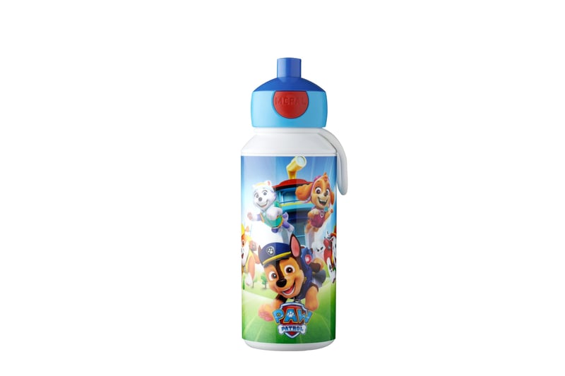 Mepal Pop-up Campus boca za vodu 400 ml - Paw Patrol Pups - dječja bočica otporna na curenje, bez BPA, periva u perilici posuđa