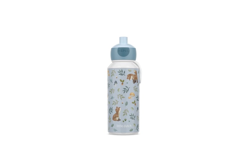 Mepal Pop-up boca za vodu za djecu Little Dutch Forest Friends za školu - nepropusna, višekratna, bez BPA, periva u perilici posuđa - 400 ml