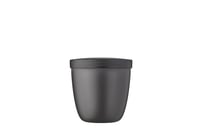 Mepal Snackpot Ellipse ételtároló doboz – 500 ml, Nordic Black – fagyasztóban, mikrohullámú sütőben és mosogatógépben is használható 1