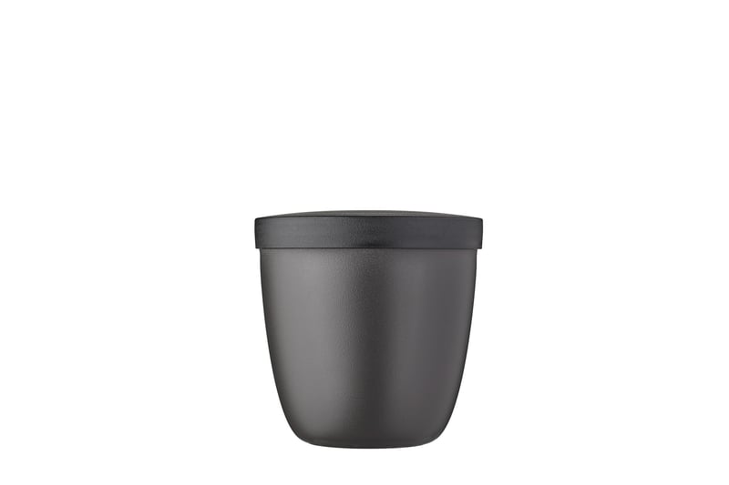 Mepal Snackpot Ellipse ételtároló doboz – 500 ml, Nordic Black – fagyasztóban, mikrohullámú sütőben és mosogatógépben is használható