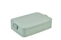 Mepal Take A Break Large Bento kutija za užinu s pregradama 1500 ml Nordic Sage sivo-zelena kutija za ručak za sendviče i grickalice 2