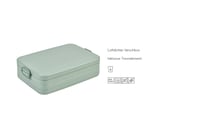 Cutie de prânz Mepal Take a Break Large cu compartimente, 1500 ml, Nordic Sage - cutie pentru pânz compatibilă cu mașina de spălat vase, pentru 4 sandvișuri 2