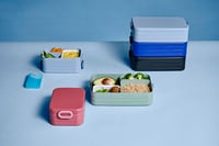 Mepal Take A Break Midi Bento obedár 900 ml – Dóza na jedlo s priehradkami na sendviče a desiatu – Vivid Mauve 7