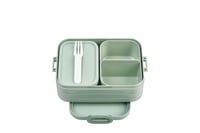 Dóza na desiatu Mepal Take A Break Midi Bento, s priehradkami na sendviče a snacky, 900 ml, Nordic Sage 1