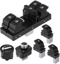 Merautop SJ 6 részes ablakmotor kapcsoló szett VW Golf Passat B6 B7 2004-2013 3