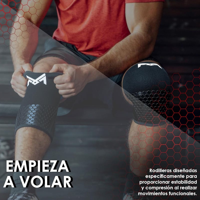 MERCURYAL 5mm Neoprén Térdvédő Crossfit Edzéshez Férfiaknak Nőknek