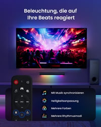 MEREDO 3.1 Soundbar szubwooferrel RGB szinkronizációval TV és PC játékhoz 4