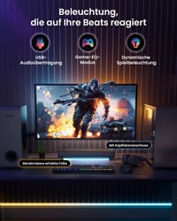 MEREDO 3.1 Soundbar szubwooferrel RGB szinkronizációval TV és PC játékhoz 2