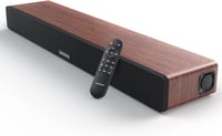 MEREDO D47 Plus Fa Soundbar TV-hez, Beépített Mélynyomóval, 165W, 2.1 Csatornás, 5 EQ Mód, Bluetooth 5.0, Optikai, ARC, 78 cm, Barna 1
