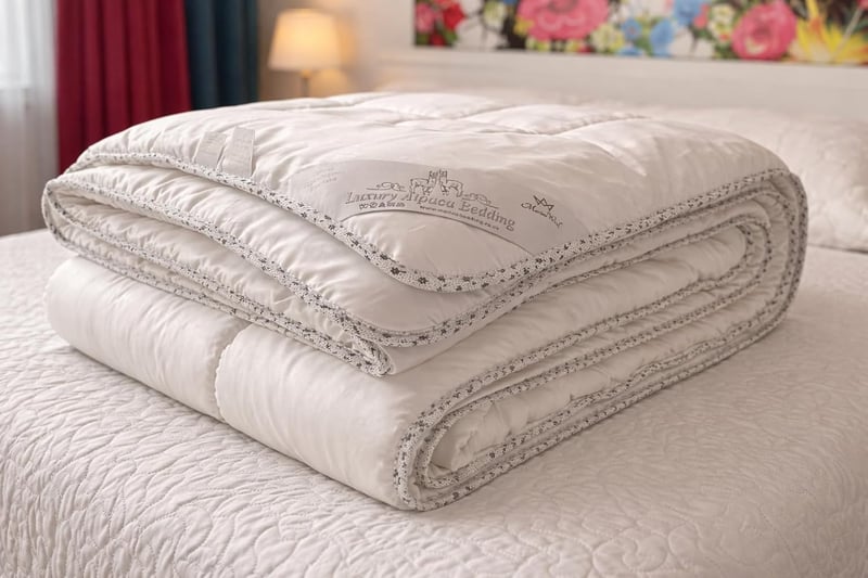 Merino Wool Luxus Alpaka Gyapjú Paplan 140x200 cm Egyszemélyes Minden Évszakra