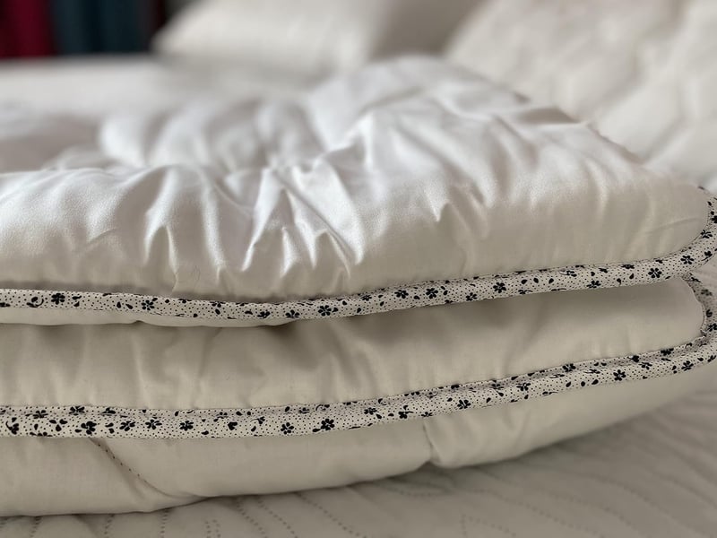Merino Wool Luxus Alpaka Gyapjú Paplan 140x200 cm Egyszemélyes Minden Évszakra
