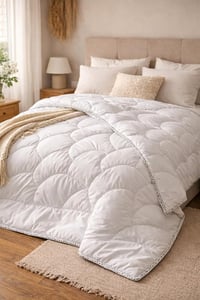 Merino Wool Luxus Alpaka Gyapjú Paplan 140x200 cm Egyszemélyes Minden Évszakra 9