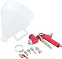 Merry Tools Hopper Feed Texturált Festékszóró Pisztoly 5L Tartállyal - 4/6/8mm Fúvókákkal Kül- és Beltéri Festéshez 7