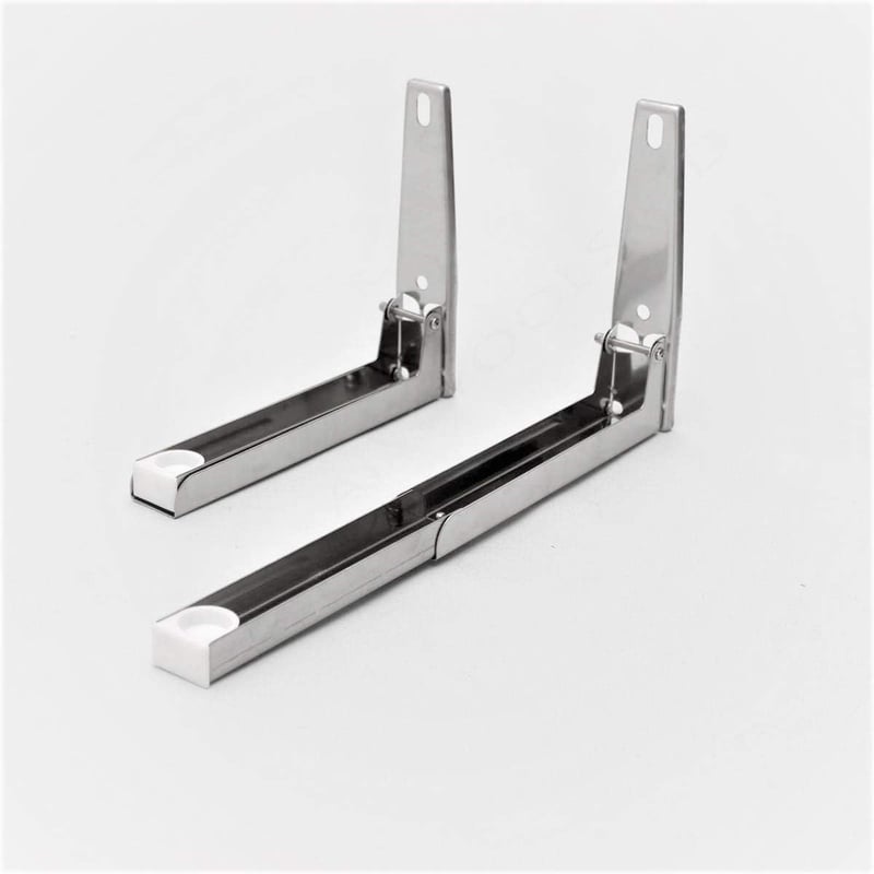 Merry Tools Rozsdamentes Acél Mikrohullámú Sütő Tartó Konzol - Konyhai Polc Állvány 35kg Teherbírással