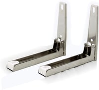Merry Tools Rozsdamentes Acél Mikrohullámú Sütő Tartó Konzol - Konyhai Polc Állvány 35kg Teherbírással 2