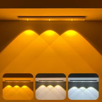 MERTTURM 45 cm Szekrény LED Világítás Mozgásérzékelővel, Mágneses Konyhai Pultvilágítás, 3 Színű Hangulat Fény Dimmerrel, Gardróbhoz Hálószo 1