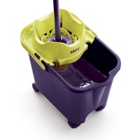 Mery 0336.09 Vedro na vytieranie s kolieskami a automatickým žmýkačom, 14-litrové, fialové 2