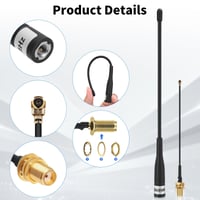 Meshnology 2ks 868MHz LoRa anténa 10 dBi Meshtastic flexibilná anténa s dlhým dosahom 40 cm všesmerová s konektorom SMA 2