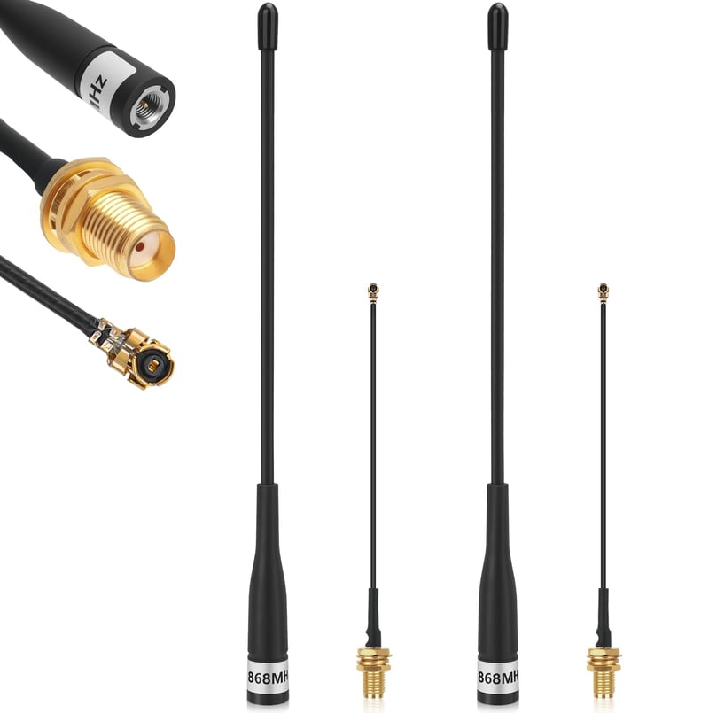Meshnology 2ks 868MHz LoRa anténa 10 dBi Meshtastic flexibilná anténa s dlhým dosahom 40 cm všesmerová s konektorom SMA