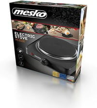 Mesko MS 6508 Egyszemélyes Elektromos Főzőlap Fekete 6