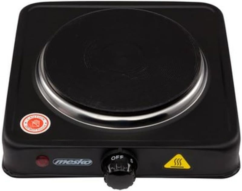 Mesko MS 6508 Egyszemélyes Elektromos Főzőlap Fekete