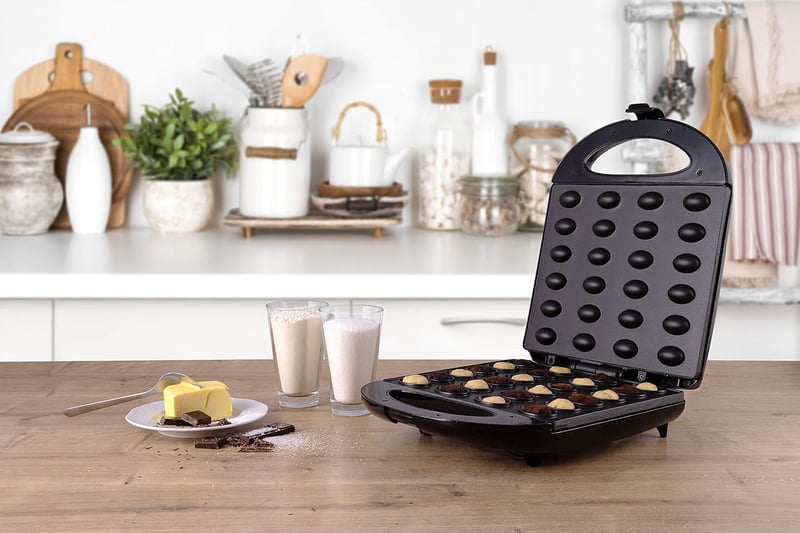 Mesko MS3041 Diós Gofrisütő 1600W Antilengő Bevonattal 24 Darabos