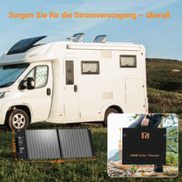 Mesuvida 100W összecsukható napelem USB-C PD 65W gyorstöltés MC4 5