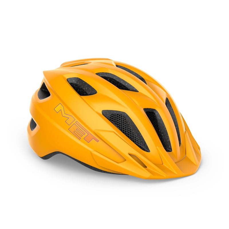 Cască de ciclism pentru copii MET Crackerjack - Portocaliu mat - 52-57 cm (Mărime unică)
