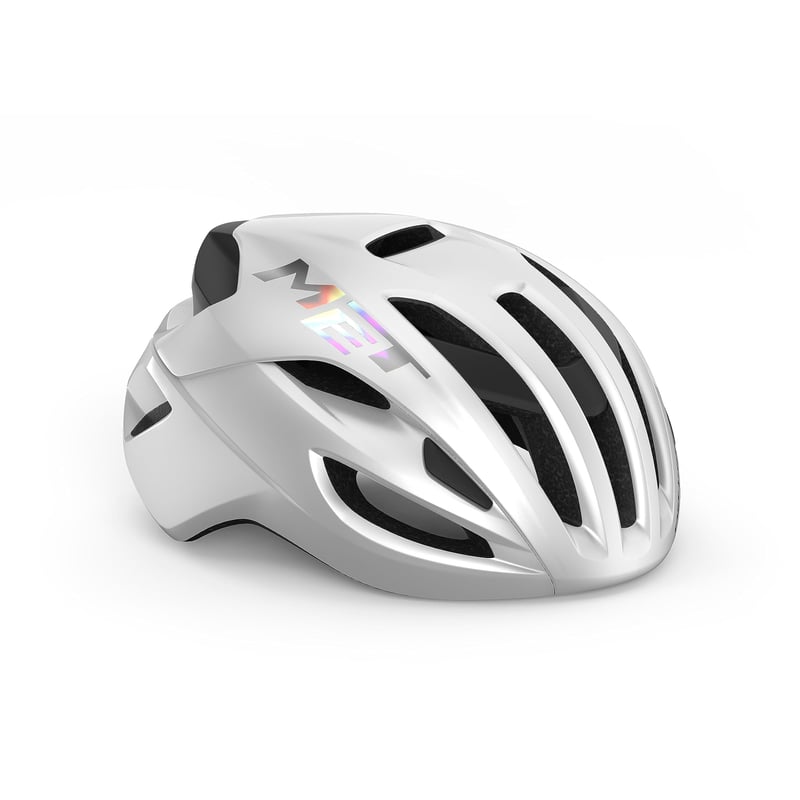 Cyklistická prilba MET Rivale MIPS - White Holographic - veľkosť M (56-58 cm)