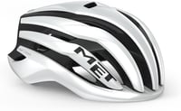 MET Trenta Kerékpáros Sisak L Méret Felnőtt Fejvédelem - 58-62, white/black 1