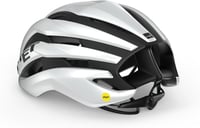 MET Trenta Kerékpáros Sisak L Méret Felnőtt Fejvédelem - 58-62, white/black 2
