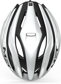 MET Trenta Kerékpáros Sisak L Méret Felnőtt Fejvédelem - 58-62, white/black 4