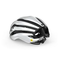 Cestný cyklistický prilba MET Trenta MIPS - veľkosť L (58-61 cm) - biela/čierna 2