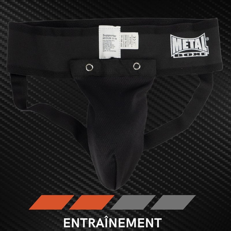 METAL BOXE Férfi Tiefschutz Suspensorium Edzés Védelem - L, Black